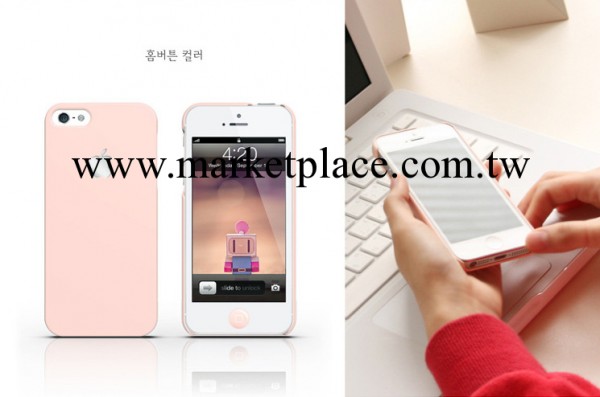 新款韓國 蘋果iphone5手機保護套 小蘋果磨砂外殼 帶包裝 定制OEM工廠,批發,進口,代購