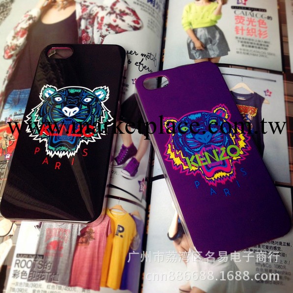 KENZO高田賢三 虎頭iPhone5保護殼iphone5手機保護殼工廠,批發,進口,代購