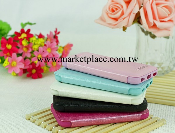 廠傢直銷原裝正品酷克源iphone5C左右翻帶插卡芊芊草TPU皮套工廠,批發,進口,代購