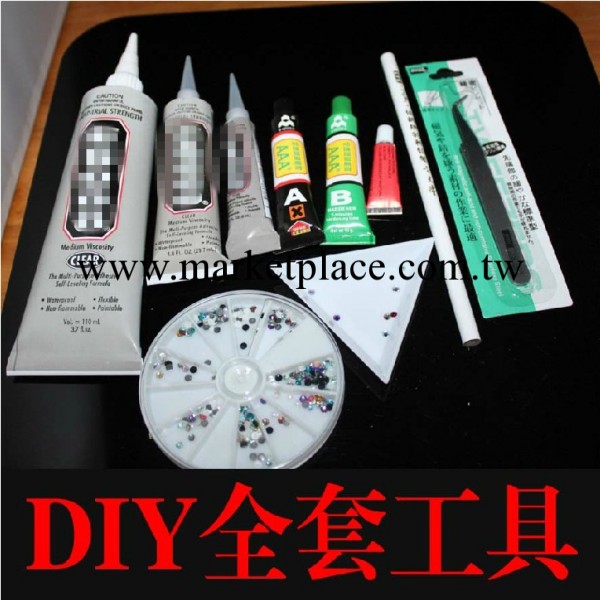 貼鉆工具蘋果4s iphone5DIY手機美容貼鉆手機殼材料包套裝批發工廠,批發,進口,代購
