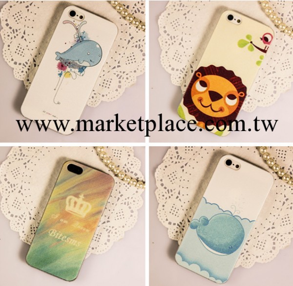 批發iphone4手機殼5s皮紋手機殼 蘋果5荔枝紋保護套獅子新款外殼工廠,批發,進口,代購