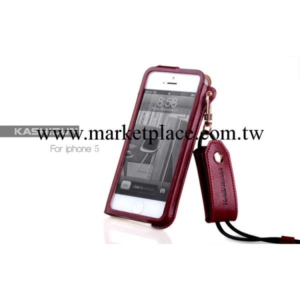 卡仕盾正品 蘋果5 iphone5 5s皮套 保護套 帶掛繩手機殼皮套批發・進口・工廠・代買・代購