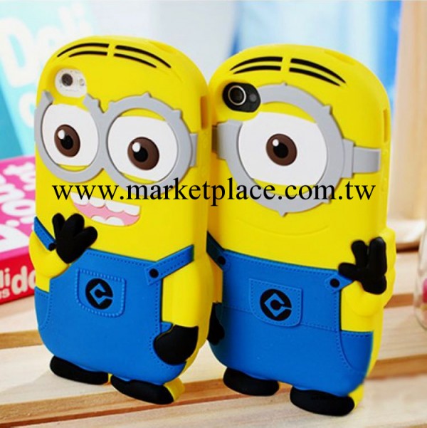 卑鄙的我神偷奶爸矽膠套 iphone4s保護套 iPhone5/5s小黃人手機套工廠,批發,進口,代購