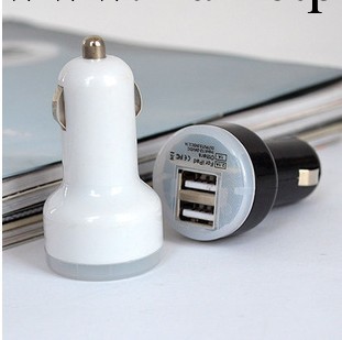迷你雙USB口車充頭 ipad iphone  奶嘴車充 2.1A車載充電器工廠,批發,進口,代購