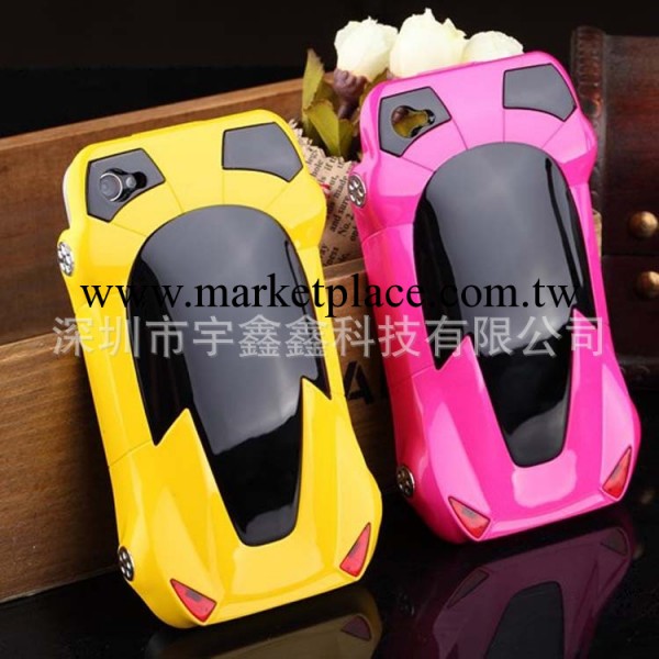 新款 個性跑車 蘋果5代手機殼 iphone4S保護套 蘋果4手機殼 潮款工廠,批發,進口,代購