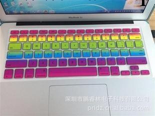 蘋果筆記本macbook Air Pro 13/15/17寸彩虹鍵盤膜 鍵盤保護膜批發・進口・工廠・代買・代購