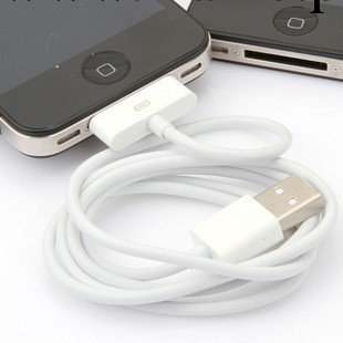 蘋果iphone4 4S  3GS六針數據線 充電線工廠,批發,進口,代購
