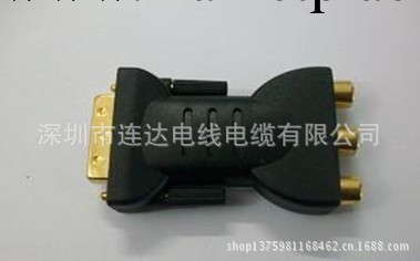 供應DVI 轉 3RCA轉接頭 連接器 廠傢直銷工廠,批發,進口,代購
