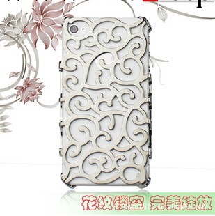 iPhone4/4s手機殼 宮廷花 鍍金鏤空花紋 4g手機保護套 蘋果配件工廠,批發,進口,代購