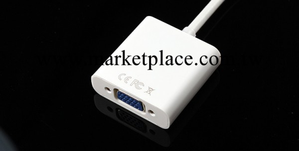 蘋果筆記本 Mini DisplayPort to VGA 視頻轉接線 DP VGA 雷電口工廠,批發,進口,代購