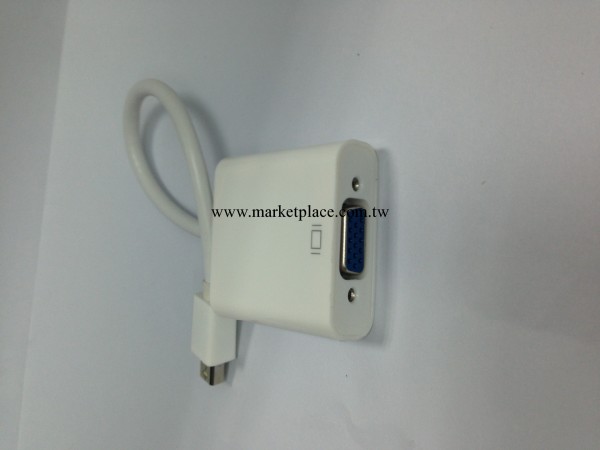 蘋果mini displayport to vga連接線 Mac接投影機 迷你DP轉VGA工廠,批發,進口,代購
