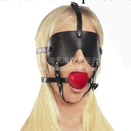 一件代發成人用品 滋滋美真皮遮光眼罩+口塞 情趣用品批發工廠,批發,進口,代購