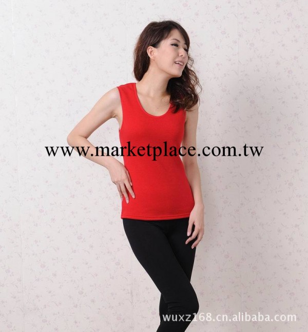 純棉不倒絨背心內衣 女加厚加絨背心保暖內衣 坎肩背心批發 901紅工廠,批發,進口,代購