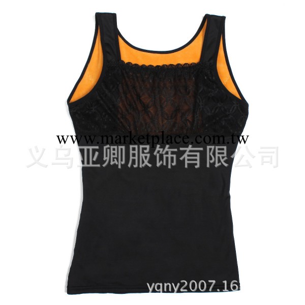 女士柔軟超細絨加厚保暖背心美體塑身包胸保暖內衣保暖上衣打底衫工廠,批發,進口,代購