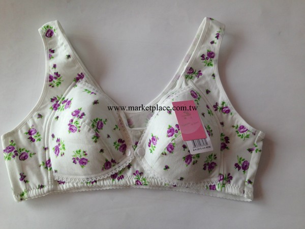 健美哺乳胸罩 印花前扣有內圈哺乳背心 孕婦內衣 純棉胸罩工廠,批發,進口,代購