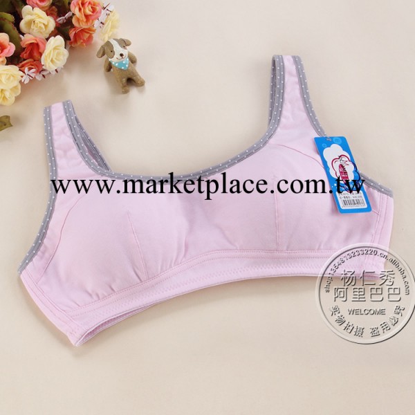 8013D少女品牌胸罩批發 學生背心內衣 純棉發育期無鋼圈胸罩 廠傢工廠,批發,進口,代購