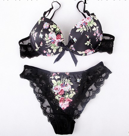 歐美 新款 性感刺繡蕾少女胸罩套裝 內衣 批發工廠,批發,進口,代購