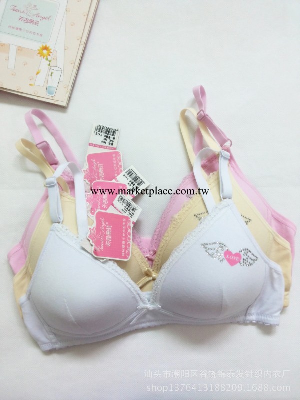 廠傢供應 天姿澳莉鉆飾定型杯少女胸罩 發育期學生內衣背心8530工廠,批發,進口,代購