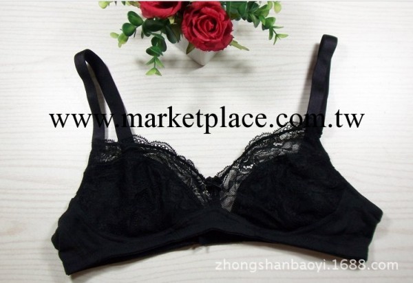 供應大碼胸罩 超薄大罩杯內衣 蕾絲花邊黑色歐美*90D,95D,100CD工廠,批發,進口,代購