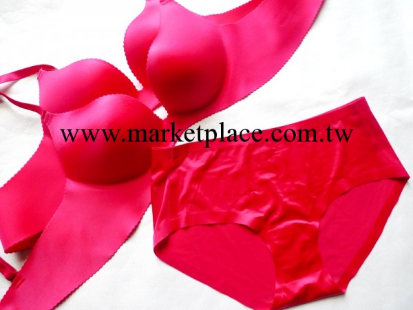 批發 正品 維多利亞的秘密 無痕內衣內褲 本命年鮮紅胸罩套裝工廠,批發,進口,代購
