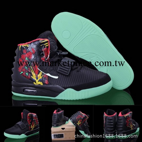 正品耐克Air Yeezy 2 II KanyeWest 韋斯特 天堂鳥夜光街頭跳舞鞋工廠,批發,進口,代購