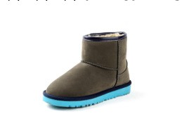 2013冬季新款糖果色保暖兒童雪靴防水防滑低筒棉靴爆款直銷批發・進口・工廠・代買・代購
