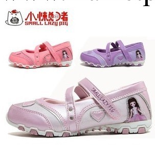 春夏秋新款小懶豬公主跳舞蹈女童單鞋運動休閒框子女童鞋兒童鞋工廠,批發,進口,代購