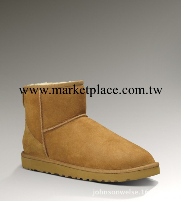 線上線下批發爸爸去哪兒皮毛一體5854 UGG min款男士雪靴工廠,批發,進口,代購
