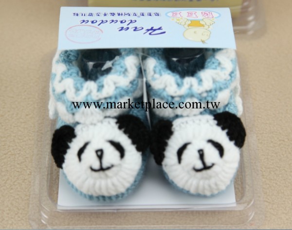 巧手媽媽憨豆手工編織嬰兒0-1歲 小熊貓兒童進口羊毛絲光絨批發・進口・工廠・代買・代購