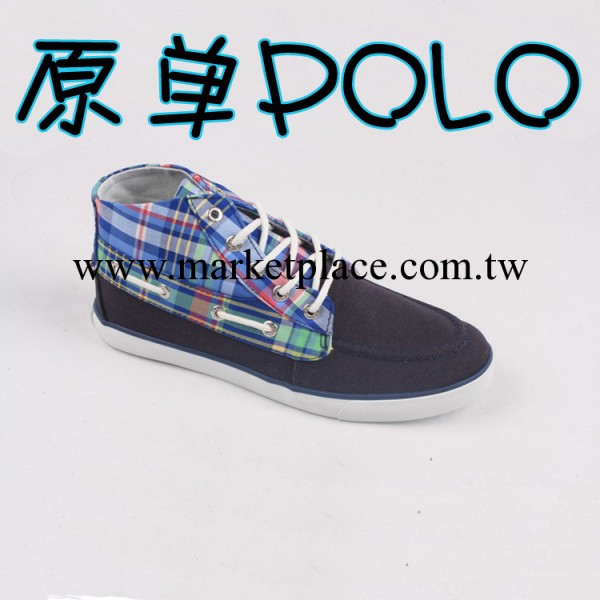 原單正品 polo ralph lauren/拉夫勞倫高幫系帶女童鞋 帆佈親子鞋工廠,批發,進口,代購