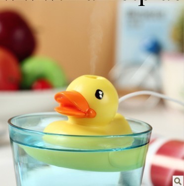 創意外貿 新品 USB 加濕器 卡通迷你超音波加濕器 小黃鴨加濕器工廠,批發,進口,代購