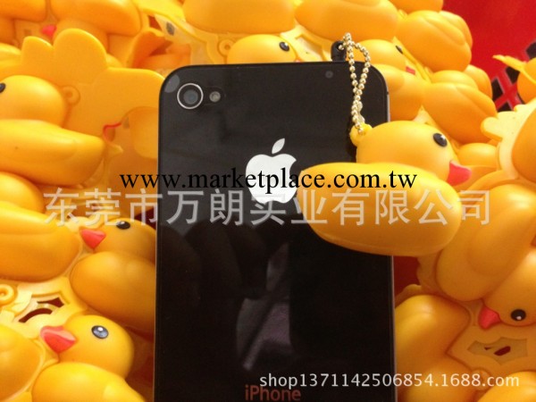 可愛時尚  iphone5 ipad4 mini 小黃鴨 卡通防塵塞 手機防塵塞工廠,批發,進口,代購