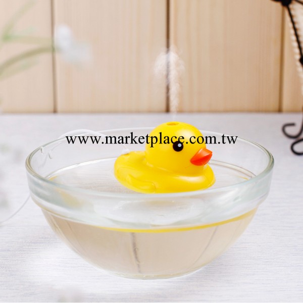 奇玩 duck humidifier 小黃鴨USB迷你桌面漂浮加濕器  禮品定制工廠,批發,進口,代購