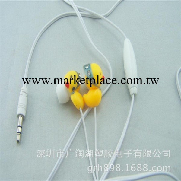 深圳耳機廠供應黃色小鴨耳機 禮品耳機工廠,批發,進口,代購