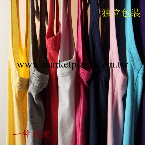 韓版李孝利女士工字背心，現貨30色 女款背心純棉 時尚小背心吊帶工廠,批發,進口,代購