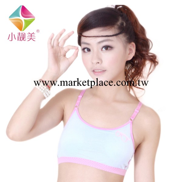 2014新品廠傢2019純棉薄款少女胸罩Y字 運動背心裹胸抹胸學生內衣工廠,批發,進口,代購
