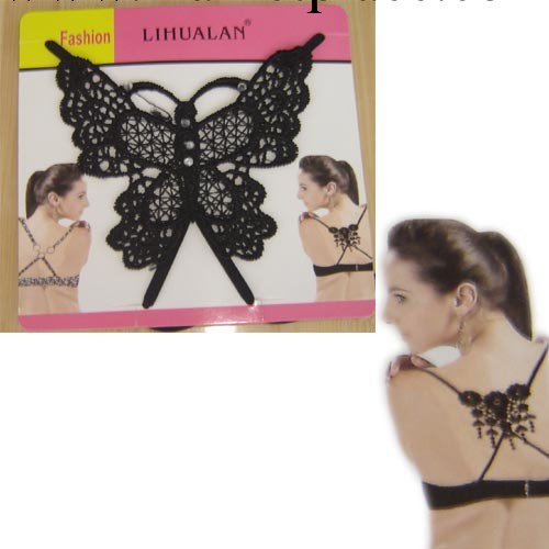 黑蝴蝶胸罩帶 胸帶 兩元店批發批發・進口・工廠・代買・代購
