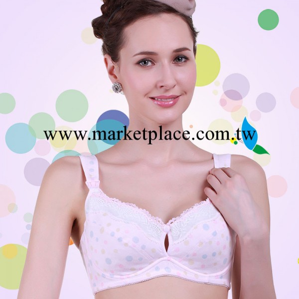 彰紅 帶無鋼圈托孕婦內衣 上前開扣哺乳胸罩 防下垂純棉喂奶胸罩工廠,批發,進口,代購