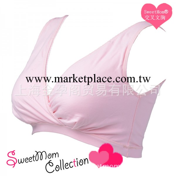 純棉全棉孕婦內衣胸罩罩斜交叉背心式防下垂產婦哺乳胸罩孕婦胸罩工廠,批發,進口,代購