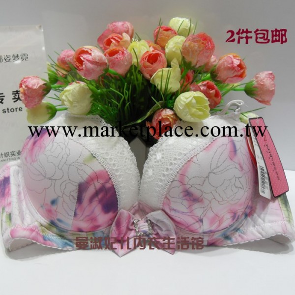 娜姿夢霓專櫃正品抽象潑墨花朵聚攏型少女胸罩工廠,批發,進口,代購