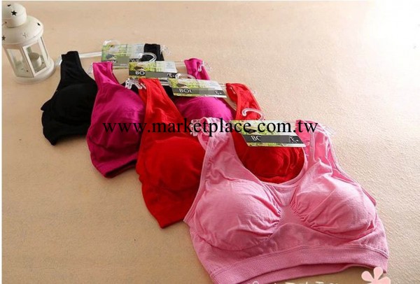 批發原單 優質高彈一片式無痕透氣運動內衣運動胸罩瑜珈胸罩工廠,批發,進口,代購