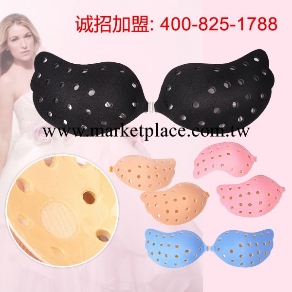 GX1314 蝴蝶新深V  打孔透氣側收美體隱形胸罩工廠,批發,進口,代購