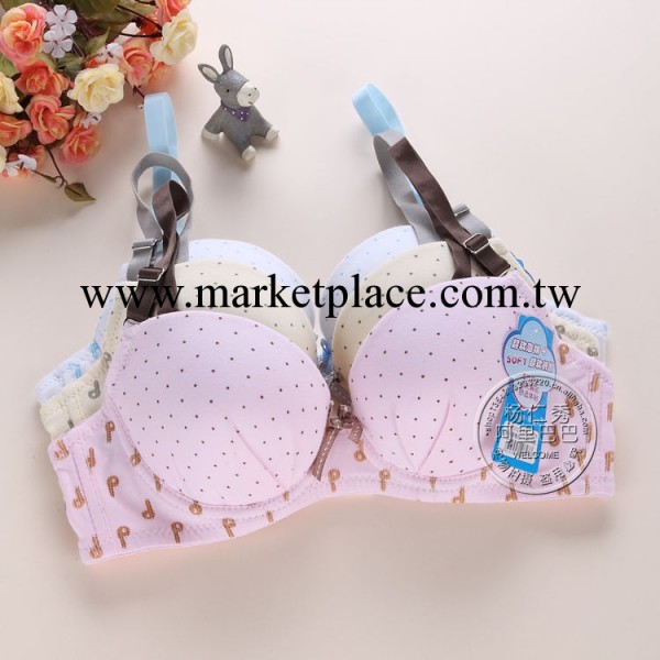0727少女品牌胸罩批發 純棉學生內衣 發育期超軟鋼圈胸圍 廠傢工廠,批發,進口,代購
