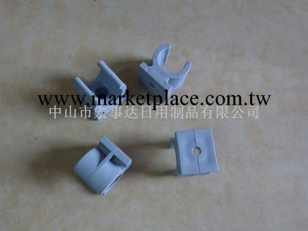 供應醫療器械塑料零配件 馬桶椅 Φ22.2灰色短卡座工廠,批發,進口,代購