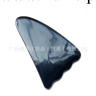 純天然水牛角刮痧板保健美容刮痧片瘦身刮背三角板9CM工廠,批發,進口,代購