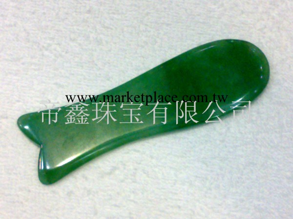 進口天然東陵玉魚形刮痧板美容保健養生 海豐可塘寶石加工工廠,批發,進口,代購
