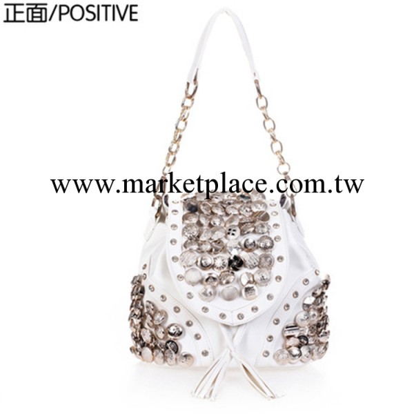 2013春季新款時尚韓版休閒雙肩背包 扣子3用女包批發D03-76工廠,批發,進口,代購