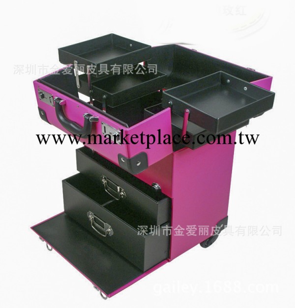小量現貨便攜式化妝箱美容化妝師專用抽屜托盤箱工廠,批發,進口,代購