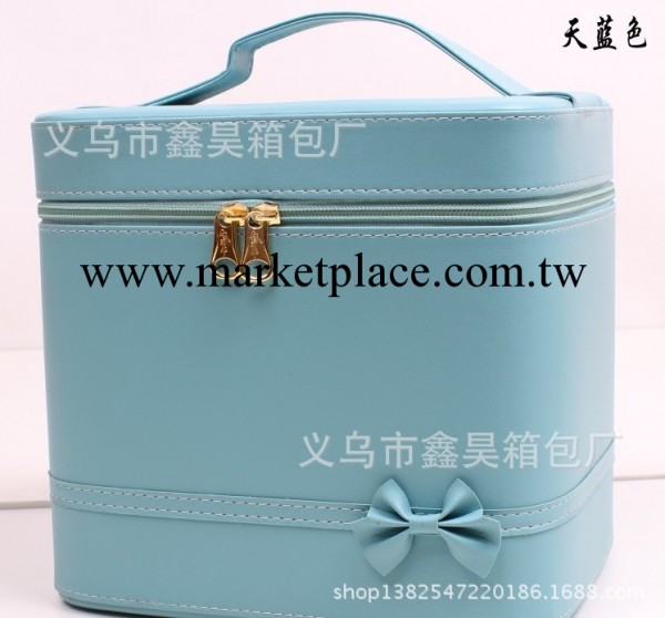 廠傢直銷新款蝴蝶結女用時尚兩件套化妝箱工廠,批發,進口,代購