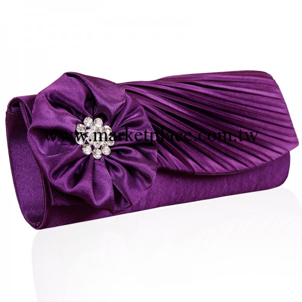 實體店爆款 紫色晚宴包禮服包 女士KTV手拿包包 單肩鏈條包批發工廠,批發,進口,代購